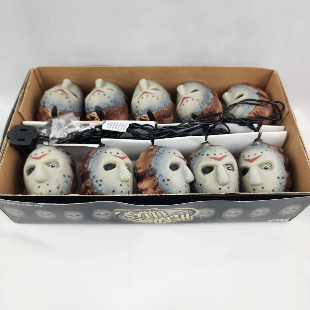 Jason Voorhees Friday The 13th Porch Party‎ String Lights Halloween Crystal Lake